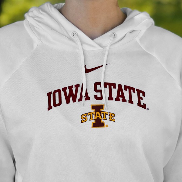 Nike® Women's Iowa State White Hoodie